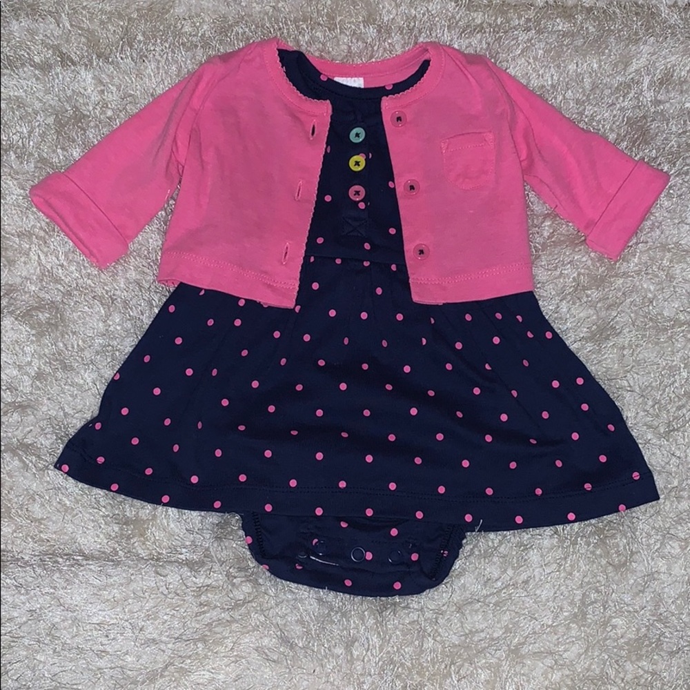 2 piece - 3 month - Coat and Dress
